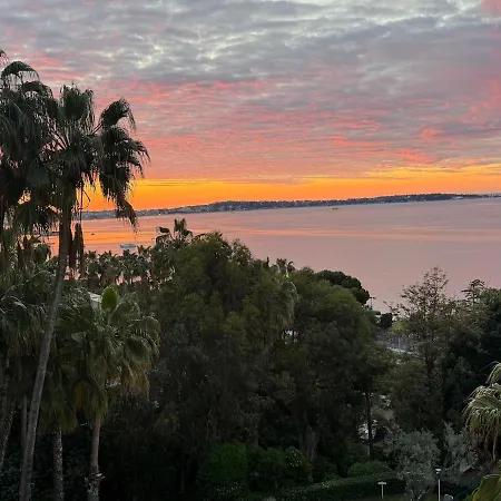 100M2 Cannes Eden - Luxury - Pool & See View شقة فالوريس